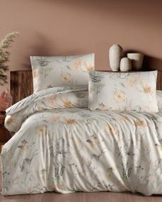 Постельное белье First Choice Homesko Ranforce 200 х 220 см Amaris Storm