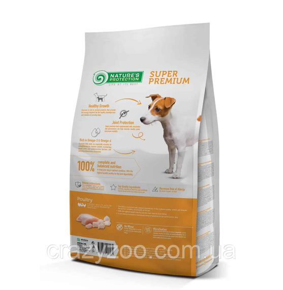 Сухий корм для цуценят всіх порід Nature's Protection Junior All breeds із птицею 18 кг | Зображення 1