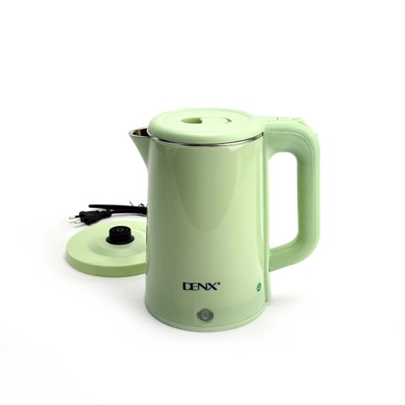 Електричний чайник DENX DX2096 на 1.8 л 1500 Вт. Зелений (DX2096) | Зображення 1