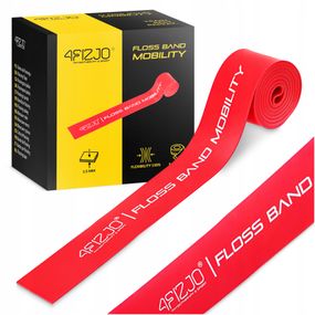 Стрічка компресійна для флосингу 4FIZJO Floss Band 207 x 5 x 0.15 см Red (P-5905973405249)