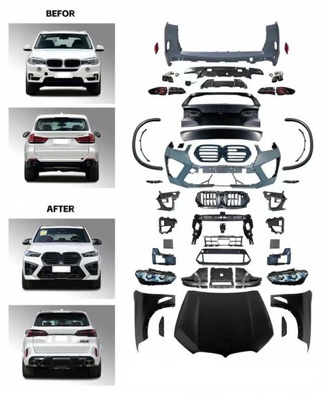 Комплект рестайлинга в X5M F95 2024 (с заменой крышки багажника) для BMW X5 F-15 2013-2018 гг | Зображення 1