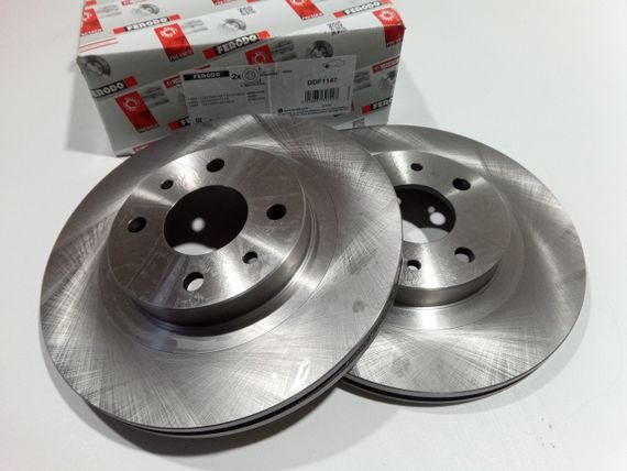 Диск гальмівний ВАЗ 2112 (14") FERODO (DDF1147), пара (2112-3501070) | Зображення 1