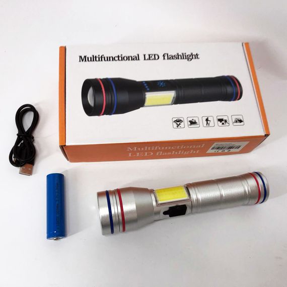 Ліхтар PLD-231 WHITE LASER LED PM10-TG+COB(white+red), 1х26650, Ліхтарик police оригінал, Ліхтарик поліс | Зображення 4