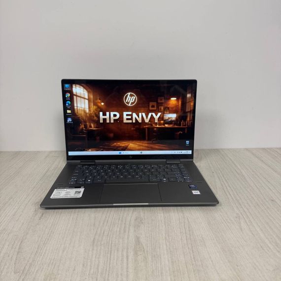 Ультрабук-трансформер Б-клас HP Envy x360 15-fe1073cl / 15.6" (1920x1080) IPS Touch / Intel Core Ultra 7 155U (12 (14) ядер по 1.7 - 4.8 GHz) / 16 GB DDR5 / 1000 GB SSD NVMe / Intel Graphics / WebCam б/в | Зображення 1