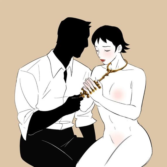 Металлический ошейник UPKO Migratory Bird с фиксатором для пальчиков рук, золотистый Sex Aura | Зображення 6