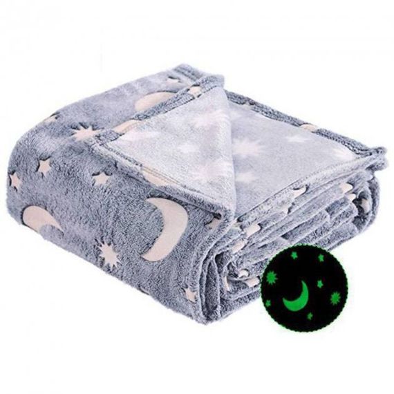 Плед с эффектом свечения в темноте Blanket, Светящееся одеяло-покрывало, Ковдра magic blanket CX-78 | Зображення 8