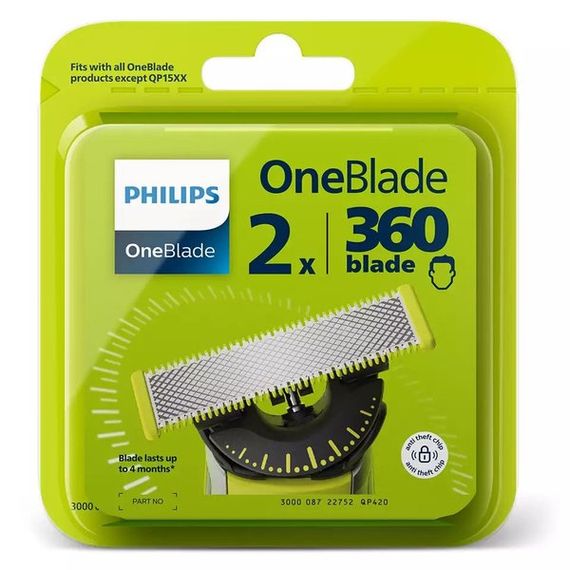 Змінне лезо Philips QP420/50 OneBlade 2 шт | Зображення 8