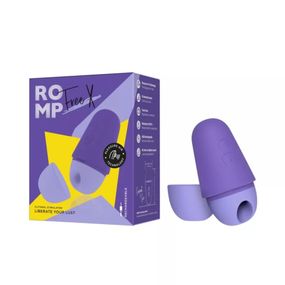 Вакуумный стимулятор для клитора ROMP Free X, силиконовый, фиолетовый sexstyle