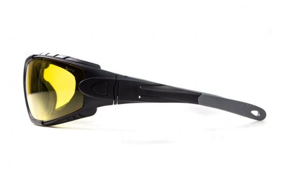 Очки защитные фотохромные Global Vision Shorty Photochromic (yellow) Anti-Fog, желтые фотохромные | Зображення 1