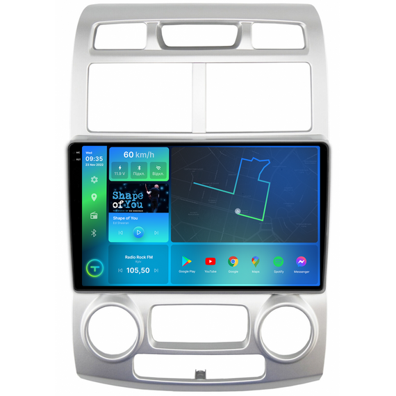 Штатна магнітола 2K Torssen Kia Sportage 2 05-09 climate Европа F98256 4G Carplay DSP | Зображення 1