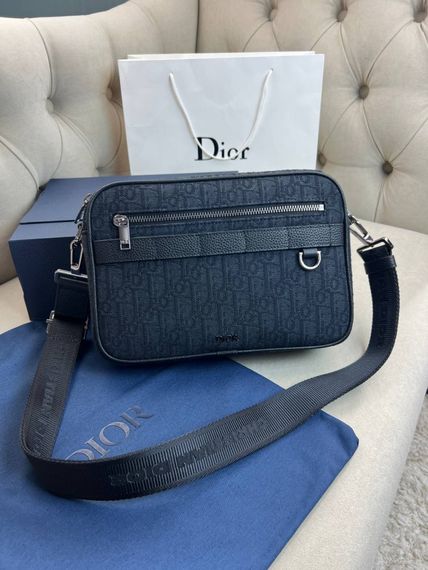 Месенджер чорний Dior Safari Black c882