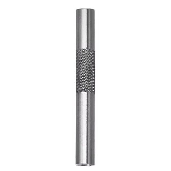 Трубка Снуфер Металева Snuff Tube Silver