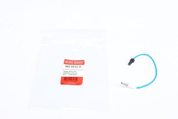 Датчик зносу гальмівних колодок передніх Renault Kangoo 97- L=175mm  WS 0215 A