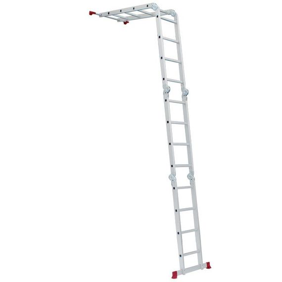 Драбина алюмінієва трансформер 4*4 сход., 4,7 м INTERTOOL LT-0029 | Зображення 5