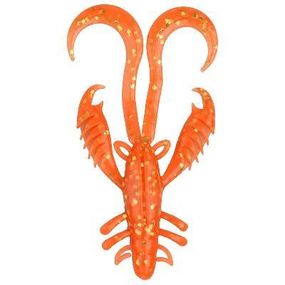 Силіконова приманка, Їстівний силікон Bait Breath Virtual Craw 2,6'' (9 шт.) (S839 Orange／Gold)