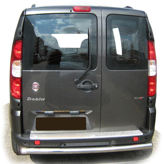 Задня дуга AK002 (нерж.) для Fiat Doblo II 2005-2010 рр