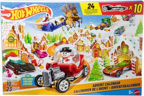 Адвент-календар Хот Вілс 2025 Оригінал Hot Wheels Advent Calendar Новорічний подарунковий набір машинок