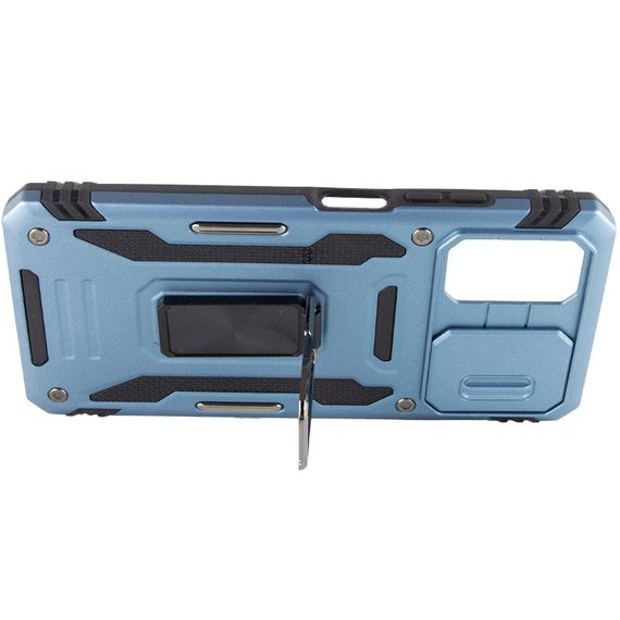 Ударопрочный чехол Camshield Army Ring для Xiaomi Poco X5 5G / Note 12 5G Силикон, Голубой / Light Blue | Зображення 4