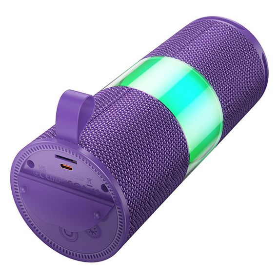 Bluetooth Колонка Hoco HC29 Halo sports Purple | Зображення 1