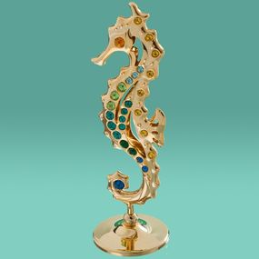 Декоративна фігурка зі стразами Seahorse 9 см