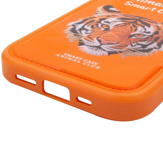 TPU+PC чохол Animal Club для Apple iPhone 16 (6.1") Hermes Orange | Зображення 4