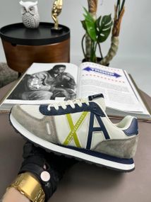 Чоловічі кросівки Exchange AX Grey White замша , текстиль , В'єтнам