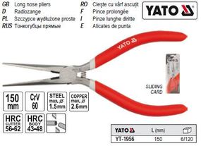 Тонкогубцы YATO Польша прямые 6" l=150 мм YT-1956