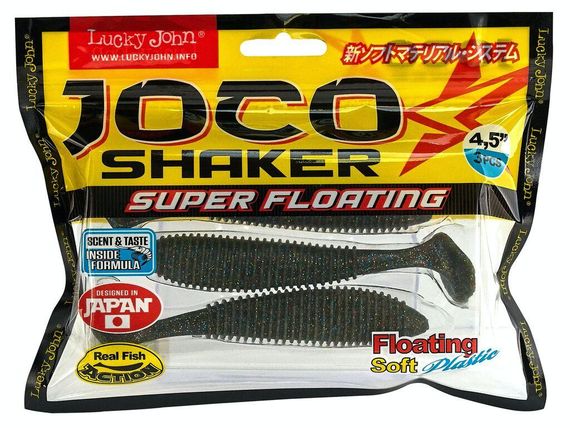 Виброхвост 4,5" LJ Лаки Джон Joco Shaker Super Floating 303-F08 | Зображення 1