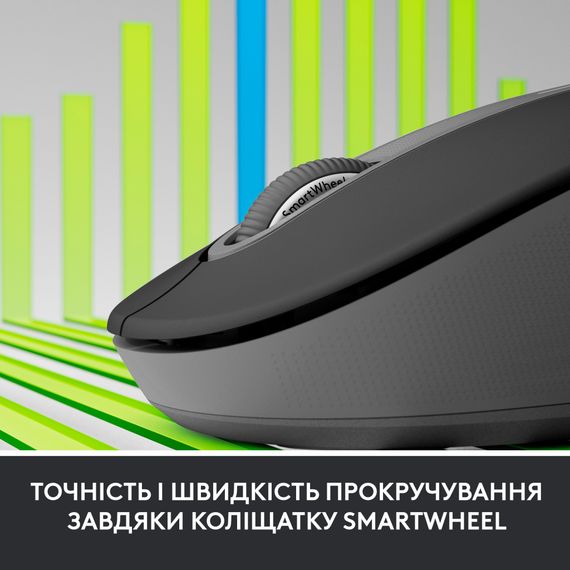 Мишка Logitech Signature M650 L Wireless Mouse for Business Graphite (910-006348) | Зображення 4