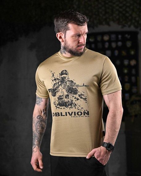 Тактична футболка для відведення поту OBLIVION soldier coyot ДЛ7161 | Зображення 1
