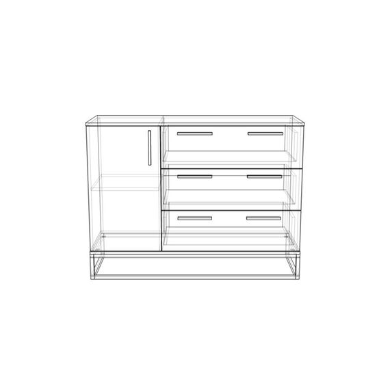 Комод Тіса-меблі АКМ-443 120х90х45 | Зображення 1
