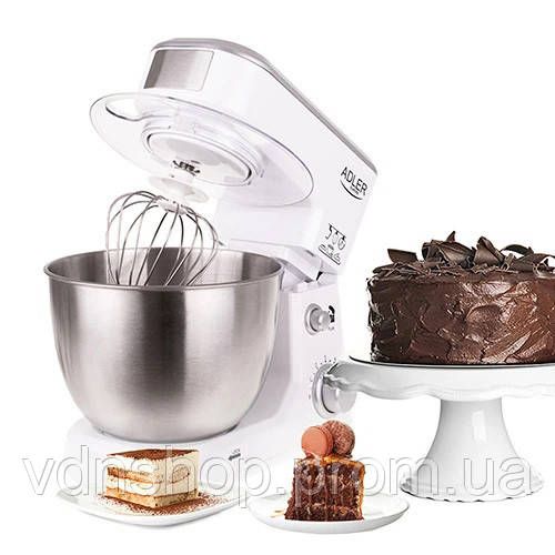 Комбайн 3в1 Adler AD 4216 1000Вт, Миксер с двумя венчиками, Миксер для приготовления крема и соусов RA-80 | Зображення 1