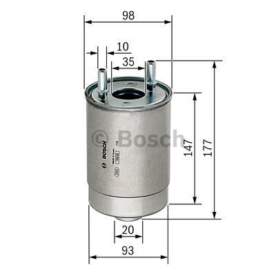 Фильтр топливный Bosch F 026 402 067 | Зображення 4