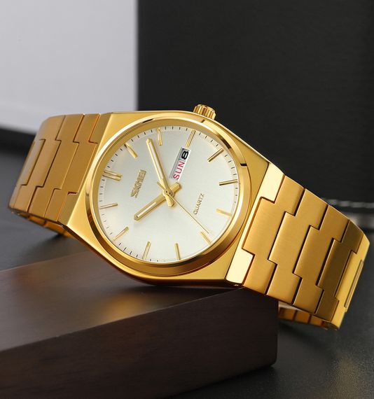 Чоловічий годинник Skmei 9288GDSI Gold-Silver | Зображення 2