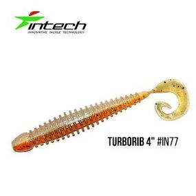 Силиконовая приманка, Съедобный силикон Intech Интеч Turborib 4"5 шт IN77