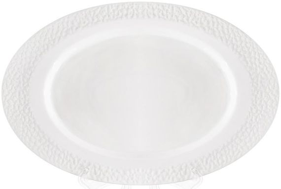Набір 2 овальних блюда "White City Грація" 37x24см, біла порцеляна