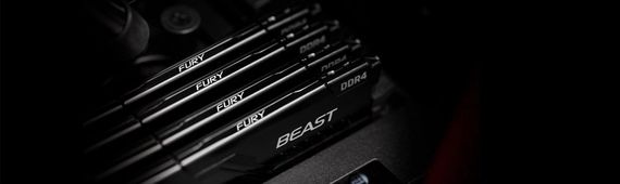 Память ПК Kingston DDR4 32GB KIT (16GBx2) 3200 FURY Beast KF432C16BBK2/32 | Зображення 8