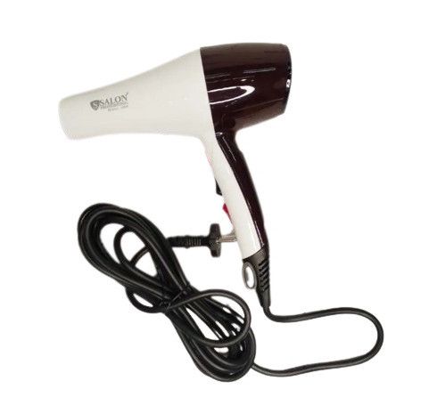 Професійний фен Salon Professional 8345 2300 Вт з іонізацією повітря Білий з Бордовим | Зображення 1