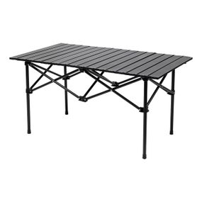 Стол для пикника раскладной туристический 95х55х50 см стол походный для отдыха на природе Черный