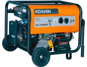 Генератор электроэнергии с электростартером бензиновый Koshin GV-7000S (5.0/5.5 кВт, 220 В, AVR, 3.01 л/час, 85 кг)