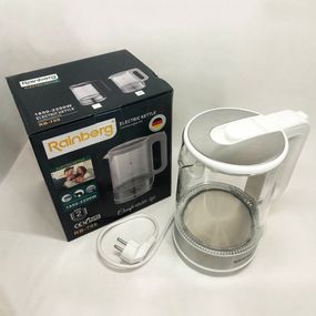 Стильний електричний чайник, Електрочайник на кухню, Електрочайник з різнокольоровим підсвічуванням IJ-47