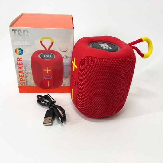 Портативна Bluetooth колонка TG658 8W з RGB підсвічуванням. GK-225 Колір: червоний | Зображення 3