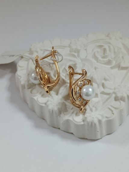 Сережки из медицинского золота | Зображення 1