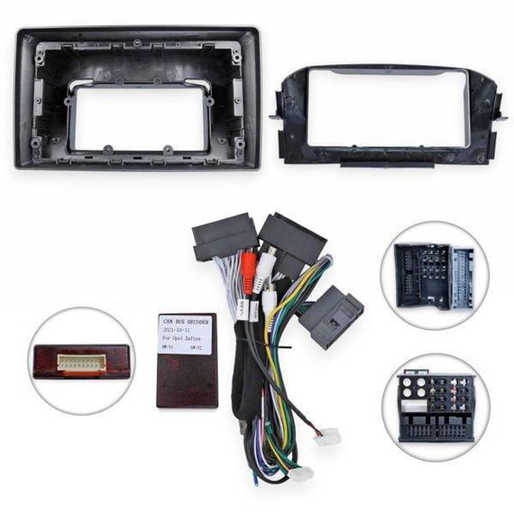 Штатна магнітола серії QIV Q1 під Opel Zafira B 2005-2014 For Opel Astra H (F2)  2004-2014 (K) 9 дюймів | Зображення 1