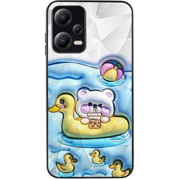 TPU+PC чехол Prisma Fluffie для Xiaomi Poco X5 5G / Note 12 5G Ducklings | Зображення 1