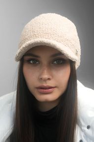 Осенняя бейсболка «Астрид» (7224) кофейный