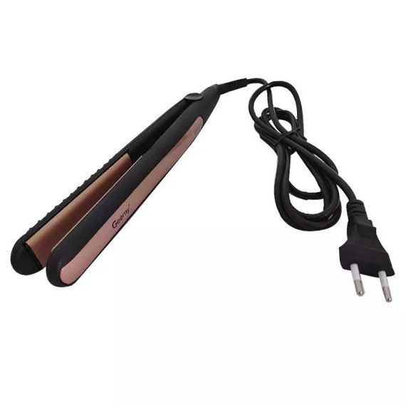 Утюжок-выпрямитель для волос GEMEI GM-2955S с турмалиновым покрытием • Щипцы для выпрямления и укладки волос с нагревом 120–200°C | Зображення 3