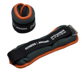 Обважнювачі-манжети для ніг та рук Power System PS-4045 Ankle Weights (2 шт*0.5 кг) (PS-4045_Grey)