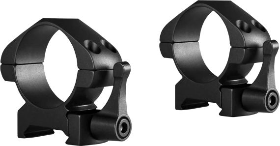 Кільця швидкознімні Hawke Precision Steel. d - 30 мм. Medium. Weaver/Picatinny