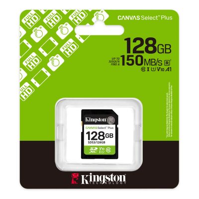 Карта памяти Kingston 128GB SDXC class 10 UHS-I V10 A1 Canvas Select Plus (SDS3/128GB) | Зображення 2